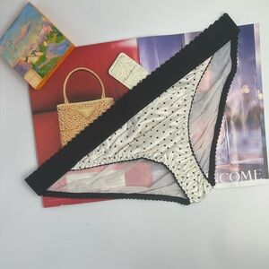 FP Free L People by Free People Ivory Bikini Undies